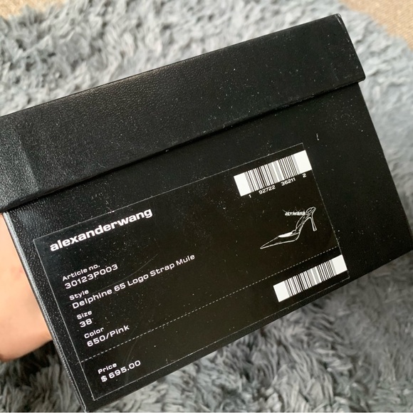 ▪️NIB Alexander Wang Delphine 65mm embellished mules - Picture 12 of 12